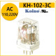 [10개단위 판매] 건흥전기 파워릴레이 KH-102-3C (AC110/ 220V) 계전기 RELAY 건흥릴레이 일렉프로